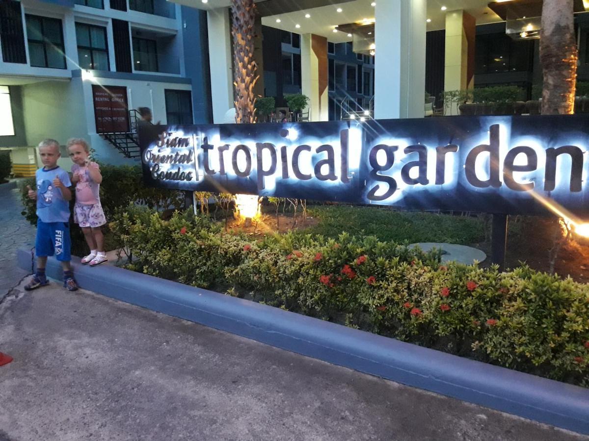 Двух-Комнатная Квартира В Кондоминимуме "Tropikal Garden" Pattaya Exterior foto
