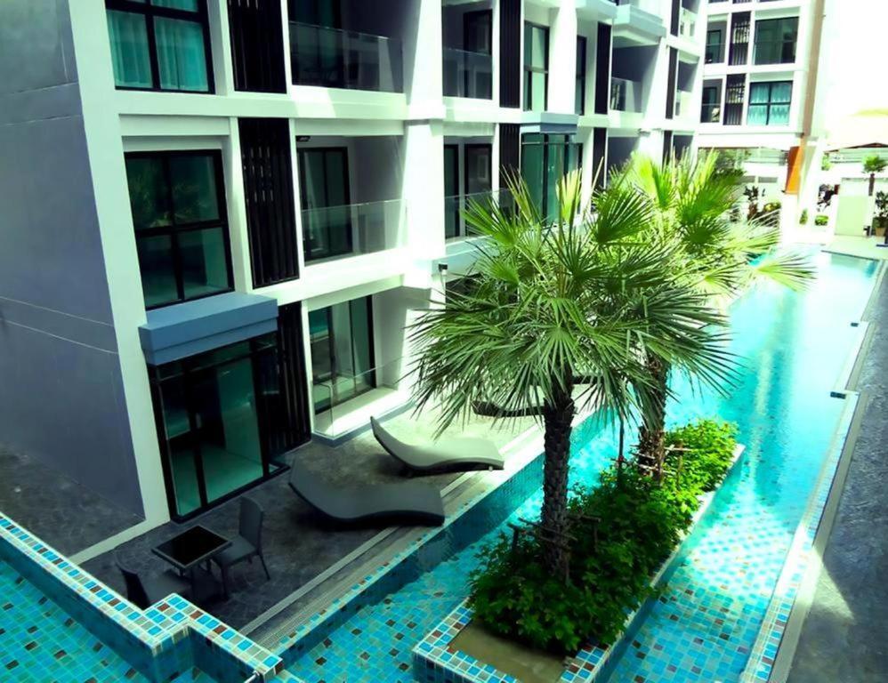 Двух-Комнатная Квартира В Кондоминимуме "Tropikal Garden" Pattaya Exterior foto